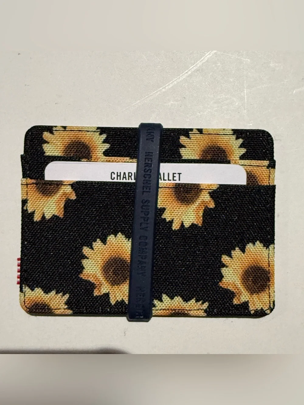 Herschel Supply Company Sunflower Card Holder Wallet